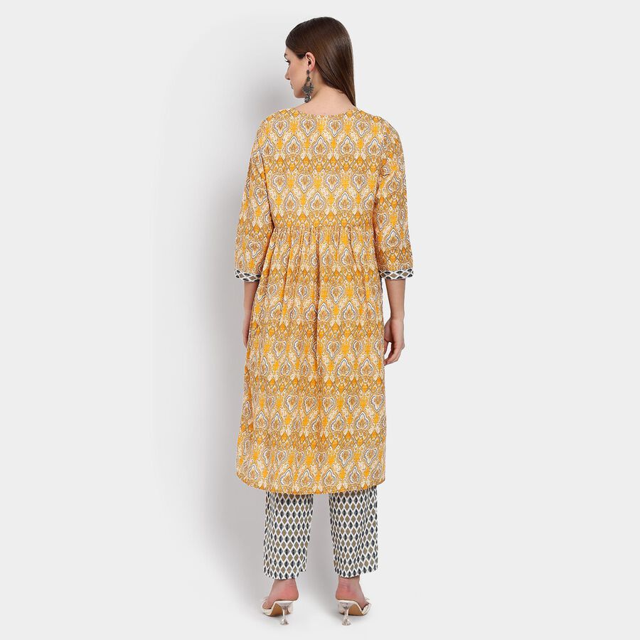 Ladies' Ethnic Set , Yellow, large image number null