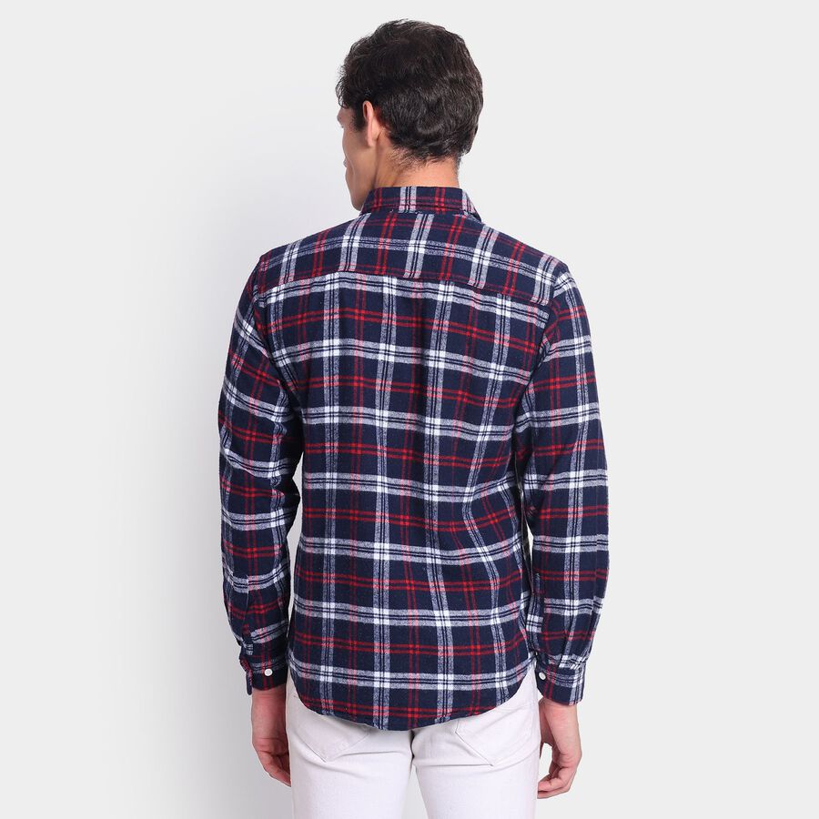 Men's 100% Cotton Casual Shirt, लाल, large image number null