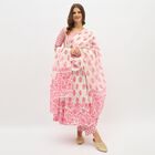 Women's Light Pink Cotton Floral Printed Ethnic Set, Light Pink, small image number null