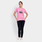 Ladies' Round Neck T-Shirt , Purple, small image number null