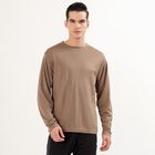 Men's T-Shirt, भूरा, small image number null