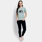 Ladies' Round Neck T-Shirt, Light Green, small image number null