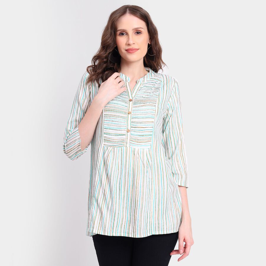 Ladies' Kurta, हल्का हरा, large image number null