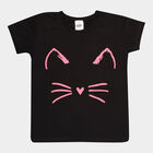 Girls T-Shirt, Black, small image number null