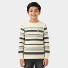 Boys' Light Green Round Neck Regular T-Shirt, Light Green, small
