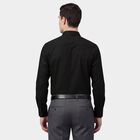 Men's Green Cotton Spread Collar Classic Formal Shirt, Dark Green, small