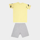 Boys Cotton Baba Suit, Yellow, small image number null