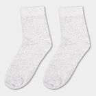 Boys' Light Gray Regular Fit Socks, Light Grey, small image number null