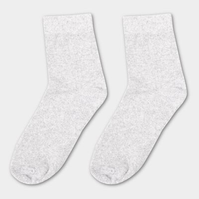 Boys' Light Gray Regular Fit Socks