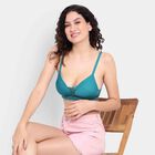 Half Lace Bra, Teal Blue, small image number null