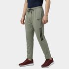Men's Light Green Tapered Fit Ribbed Cuff Track Pants, हल्का हरा, small