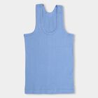 Boys' 100% Cotton Vest (Pack of 2), Light Blue, small image number null