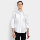 Men's 100% Cotton Casual Shirt, White, small image number null