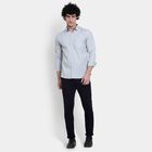 Printed Casual Shirt, Light Grey, small image number null