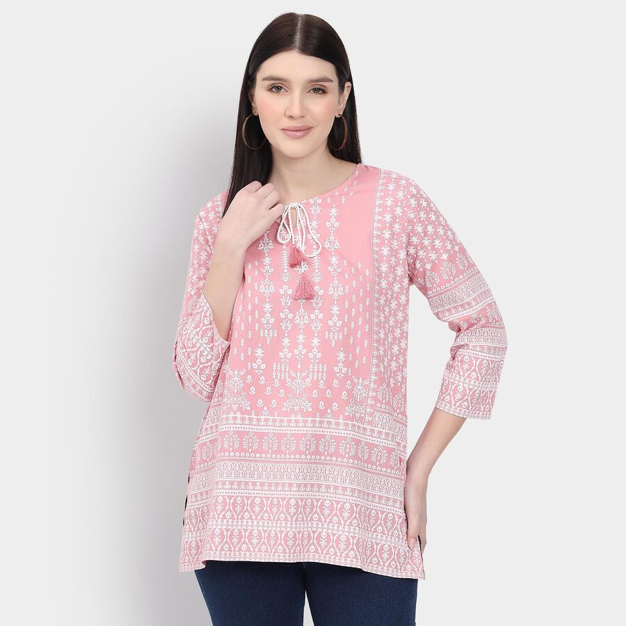 Ladies' Kurti, Pink, large image number null