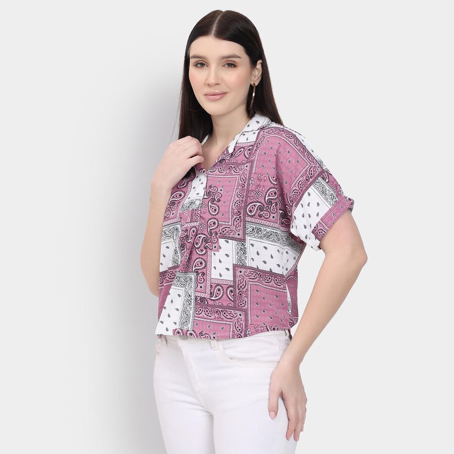 Ladies' Shirt , Purple, large
