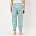 Women's Light Green Relaxed Fit Abstract Printed Harem Pants, हल्का हरा, small