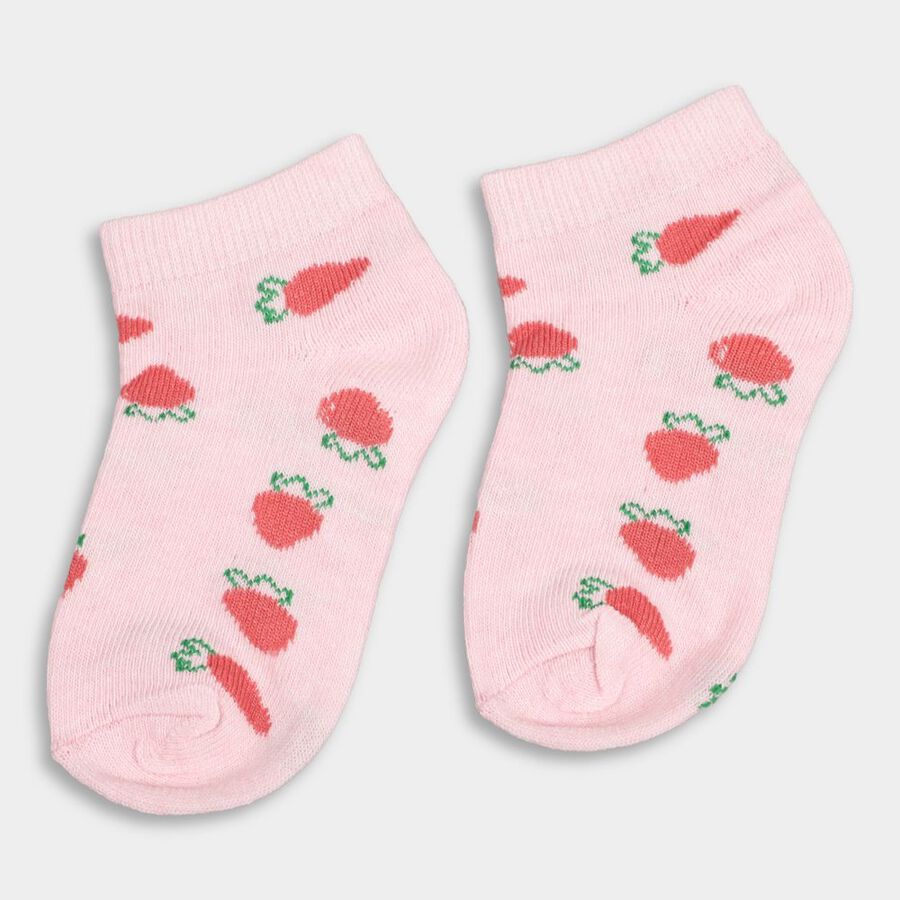 Girl's Socks (Pack of 2), Light Pink, large image number null