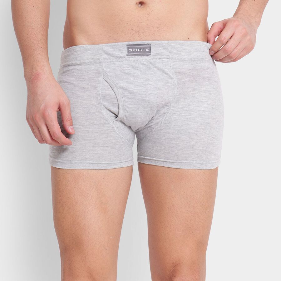 Men's Trunks, Melange Light Grey, large image number null