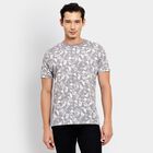 Men's 100% Cotton Round Neck Half Sleeves T-Shirt, Dark Grey, small image number null