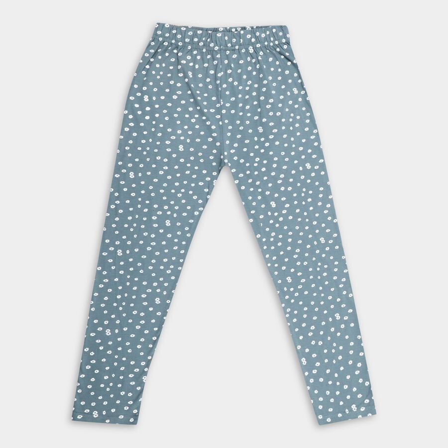 Girl's Pyjamas, Mid Blue, large image number null