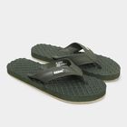 Men's V Strap Slipper, ओलिव, small