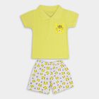 Infant Boys' 100% Cotton Baba Suit, Yellow, small image number null