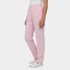 Girls' Cotton Blend Minimalist Pyjama, हल्का गुलाबी, small