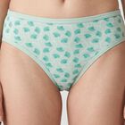 Women's Mint Green Regular Fit Printed Panty, Light Green, small