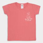 Girls' T-Shirt , गुलाबी, small image number null