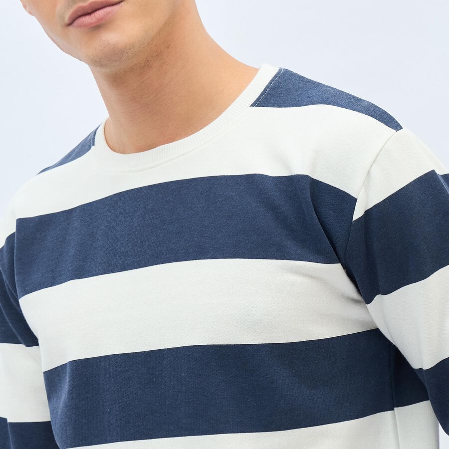 Men's Sweatshirt, Navy Blue, large image number null