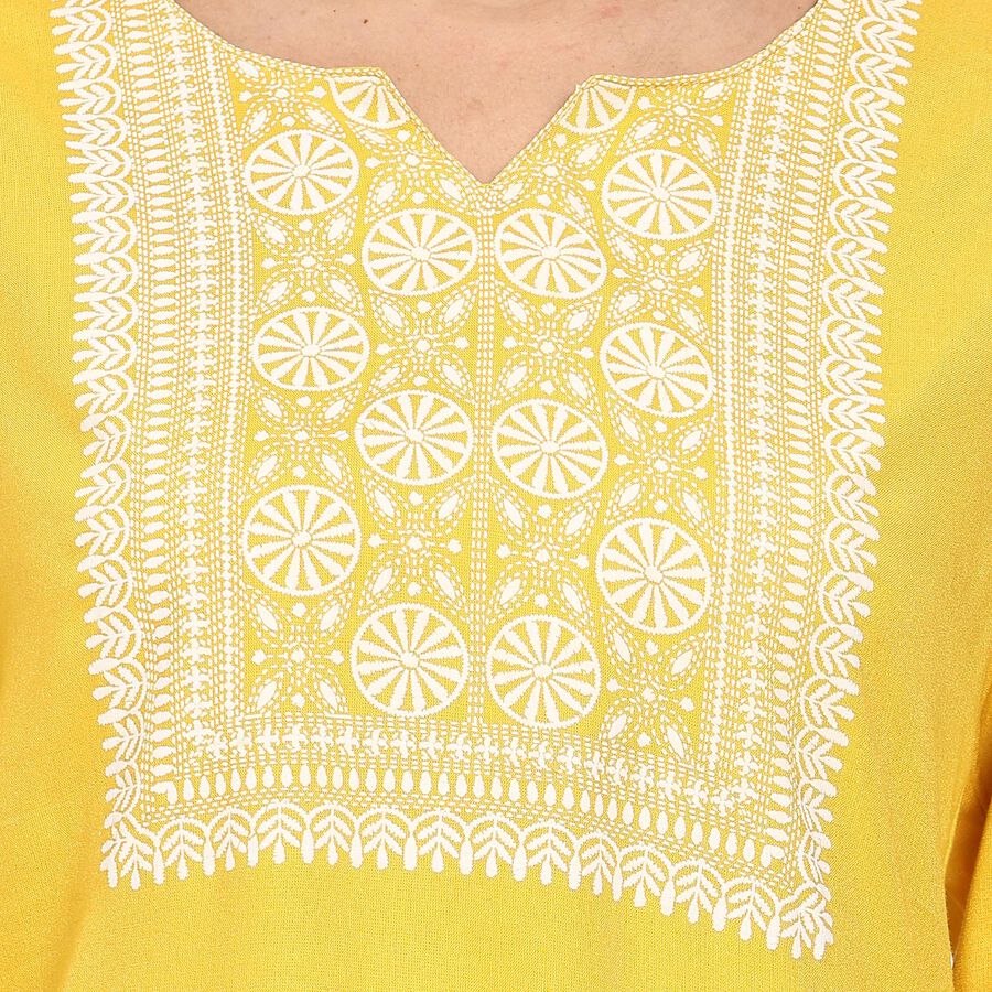 Ladies' Kurti , मस्टर्ड, large image number null