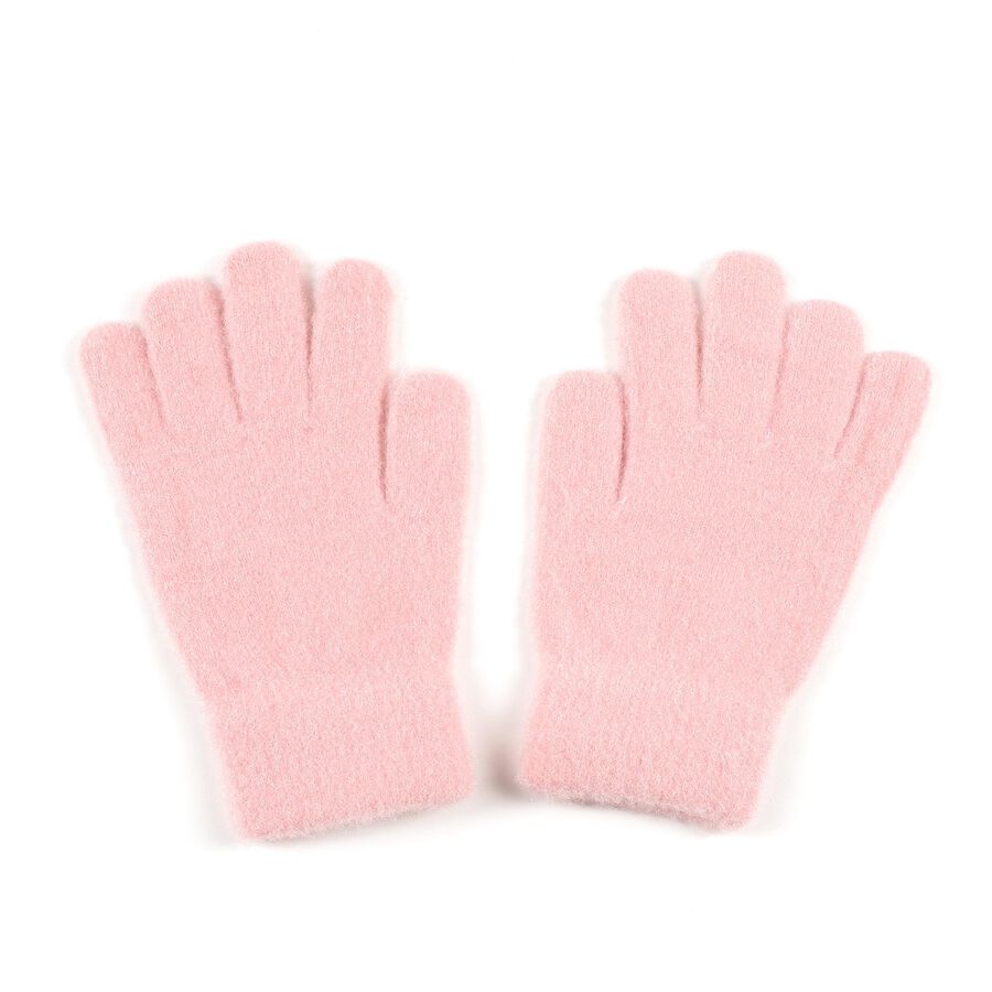 Ladies' Gloves, हल्का गुलाबी, large image number null