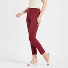 Solid Churidar, Maroon, small image number null