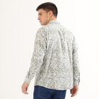 Men's Light Sage Green Cotton Spread Collar Casual Shirt, Light Green, small image number null