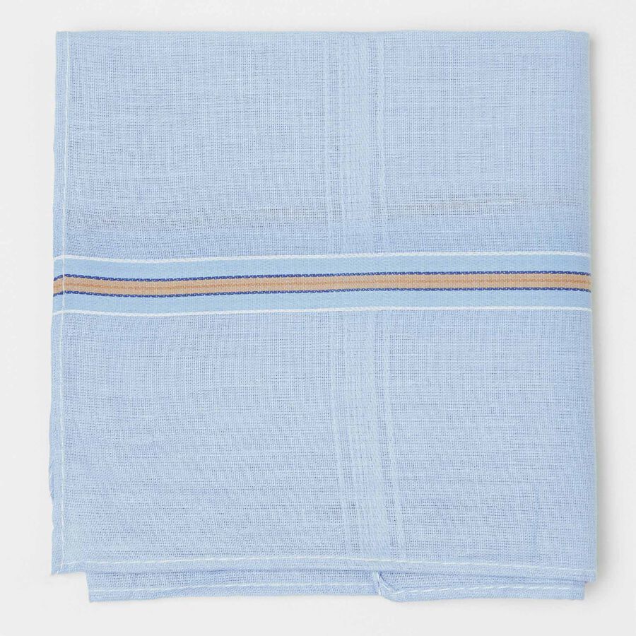 Cotton Handkerchief, Light Blue, large image number null