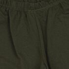 Boys Olive Green Straight Fit Graphic Print Pyjama, ओलिव, small