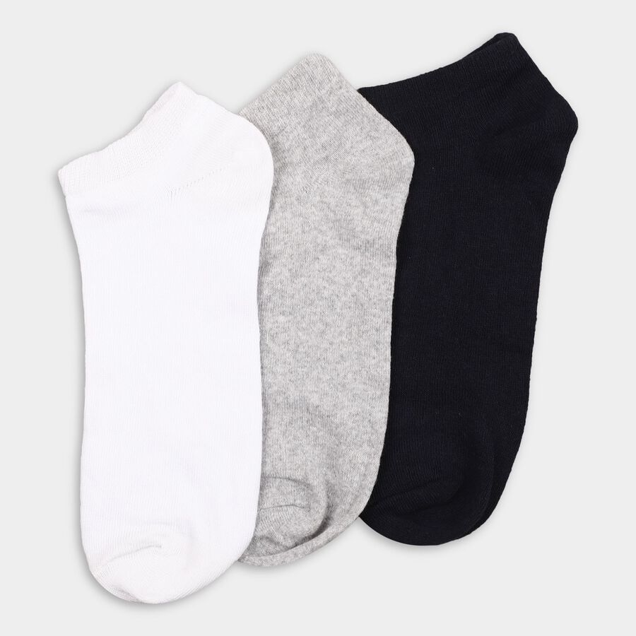 Men's Socks (Pack of 3), नेवी ब्लू, large