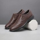 Men's Brown Slip-On Loafer Formal Shoes, Brown, small