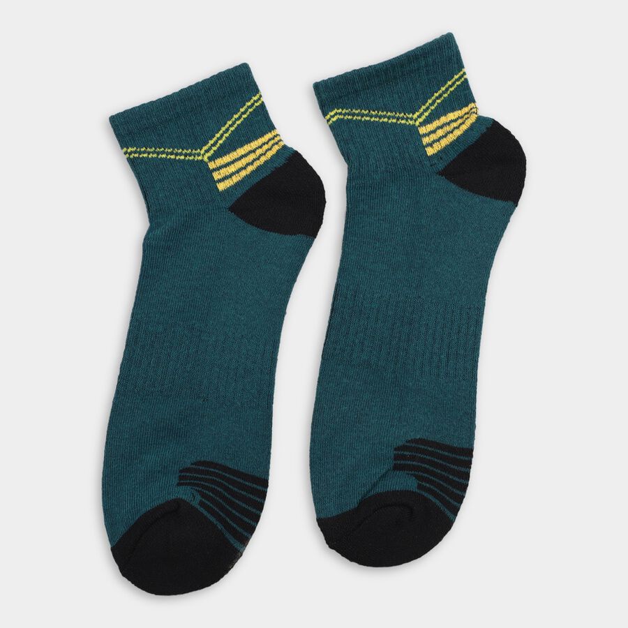 Men's Socks (Pack of 2), टील ब्लू, large