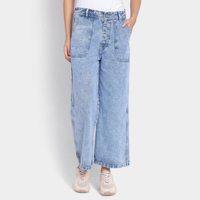 Ladies' 100% Cotton Jeans