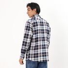 Men's Navy Blue Cotton Full Sleeve Button-Down Casual Shirt, Dark Blue, small image number null