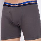 Men's 100% Cotton Trunks, गहरा ग्रे, small image number null