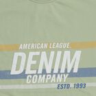 Boys Light Sage Green Round Neck Casual T-Shirt, हल्का हरा, small