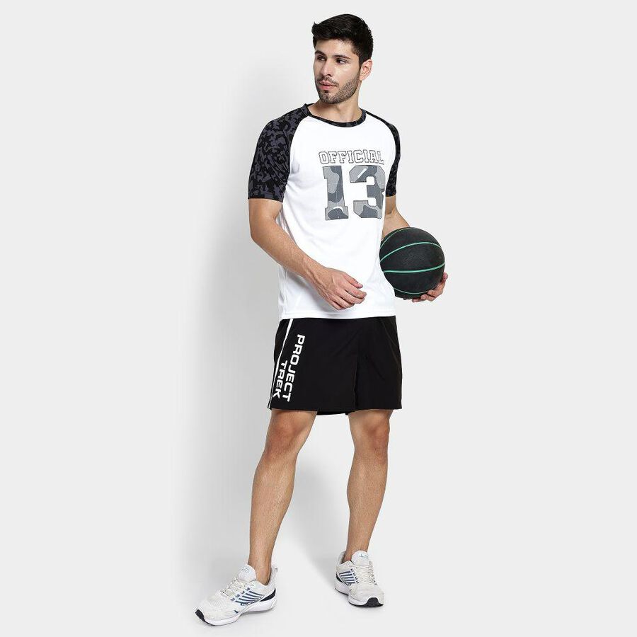 Men's Bermudas , काला, large image number null