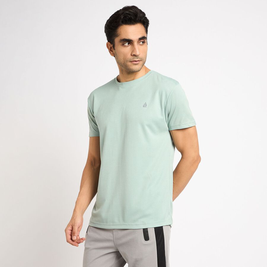 Men's Drifit T-Shirt , Aqua, large