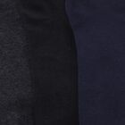 Men's Socks (Pack of 3), Navy Blue, small