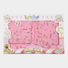 Infants Cotton Printed Baby Gift Set, Pink, small image number null