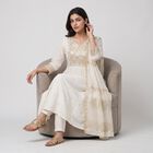 Women's Cream Embellished Ethnic Set, Off White, small