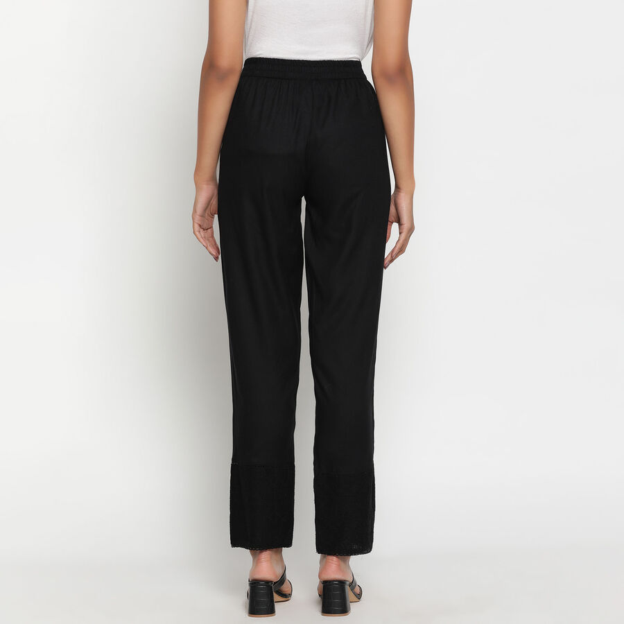 Solid Churidar, Black, large image number null